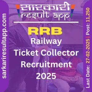Railway TC Recruitment 2025 Apply Online Date For 11,250 Post